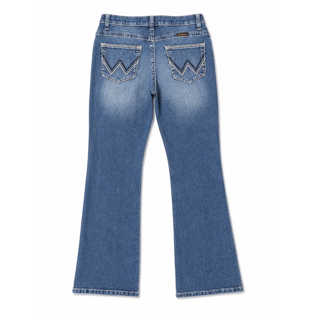 Wrangler Willow Ultimate Riding Jeans Western Bootcut Ultra Low Rise 11x34 - Picture 2 of 6